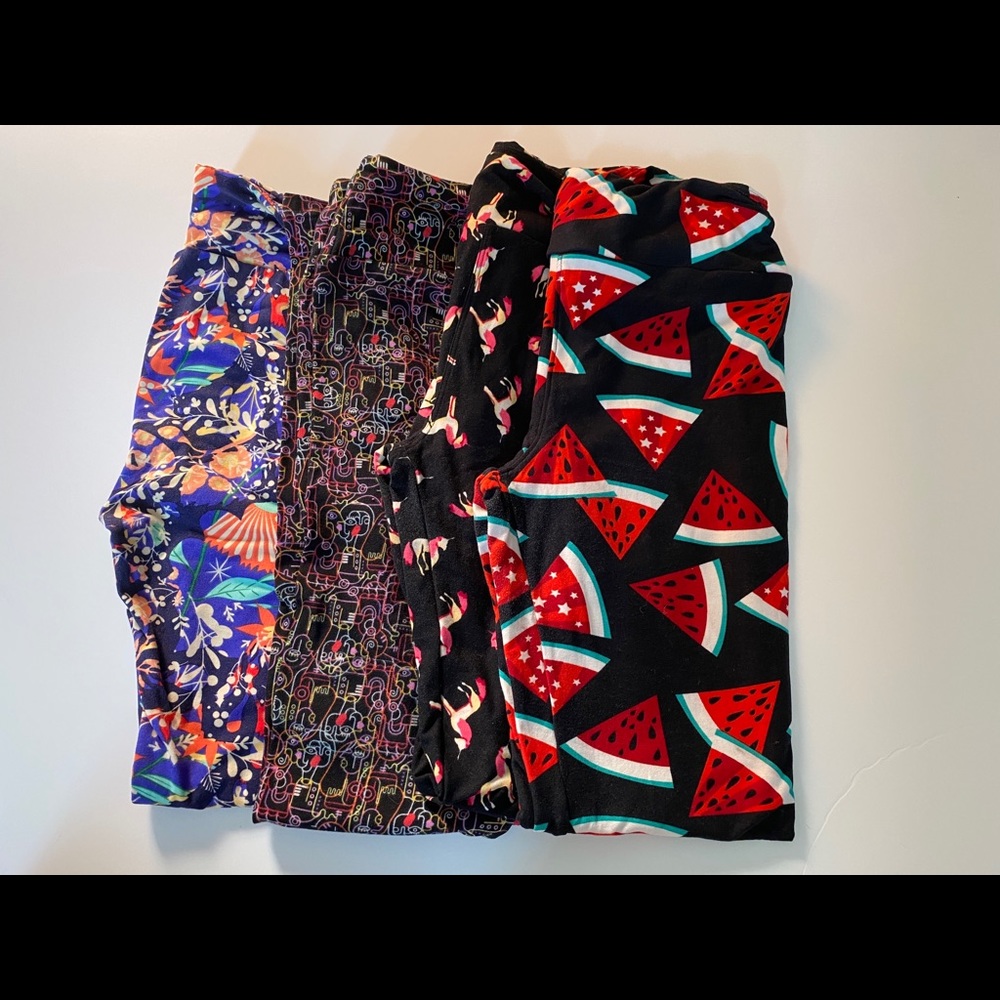 Lot of Lularoe Leggings - One Size